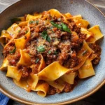 Authentic Pappardelle Bolognese (ragù alla bolognese)
