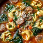 Autumn Tortellini Soup With Sausage