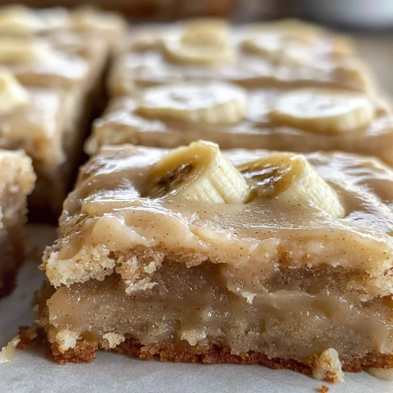 Banana Bars with Brown Butter Icing