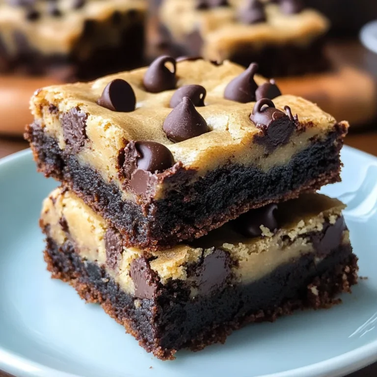 Chocolate Chip Cookie Brownies Recipe