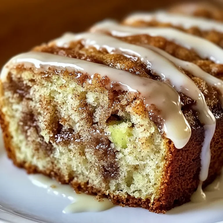 Cinnamon Roll Zucchini Bread