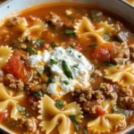 Cozy Lasagna Soup with Bow Tie Pasta for the Soul