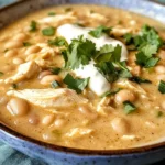 Crockpot Creamy White Chicken Chili