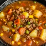 Crockpot Vegetable Beef Soup