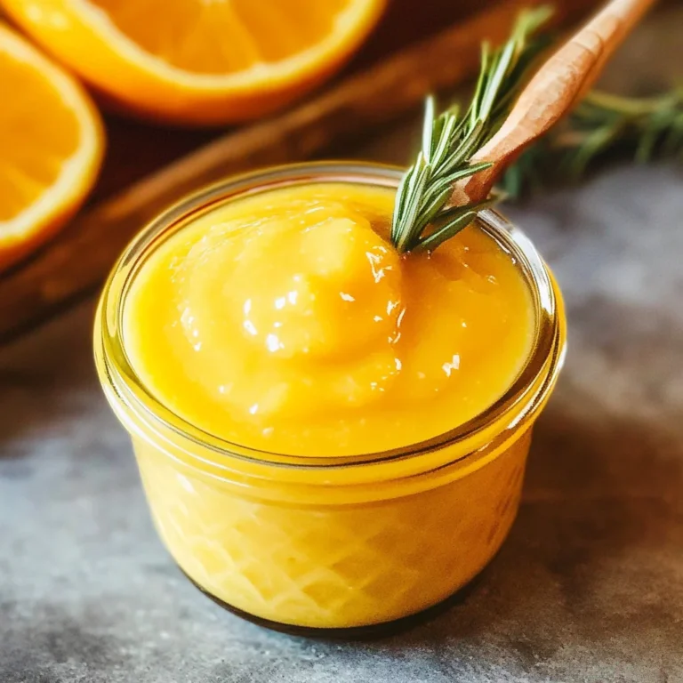 Decadent Orange Curd Recipe