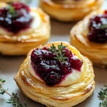 Easy Cranberry Brie Bites
