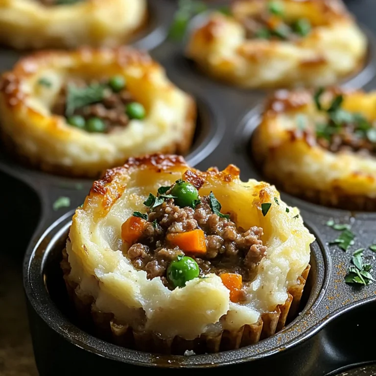 Easy Mini Shepherds Pies Recipe for Family Dinners 🍽️