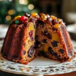 Healthy Christmas Fruit Bundt Cake