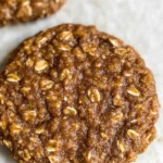 Healthy Gingerbread Oatmeal Breakfast Cookies