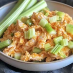 High Protein Buffalo Chicken Salad (Healthy, Easy)
