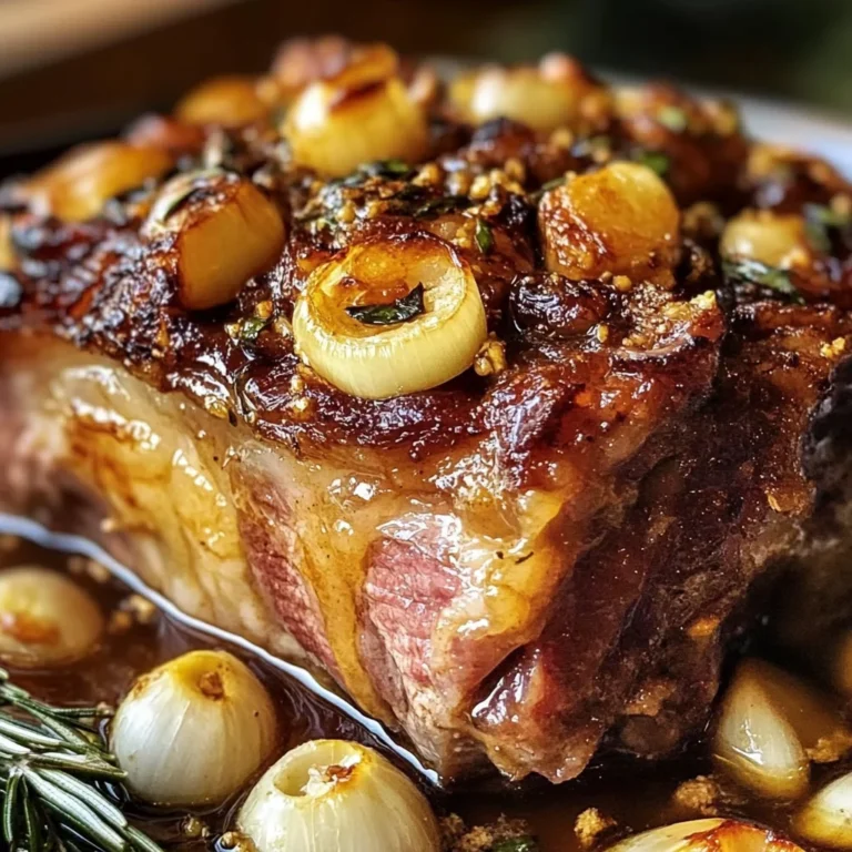 Honey-Mustard Confit Lamb Shoulder