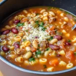 Italian Pasta Fagioli Soup Recipe