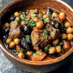 Moroccan Lamb Tagine with Prunes, Chickpeas & Warm Spices