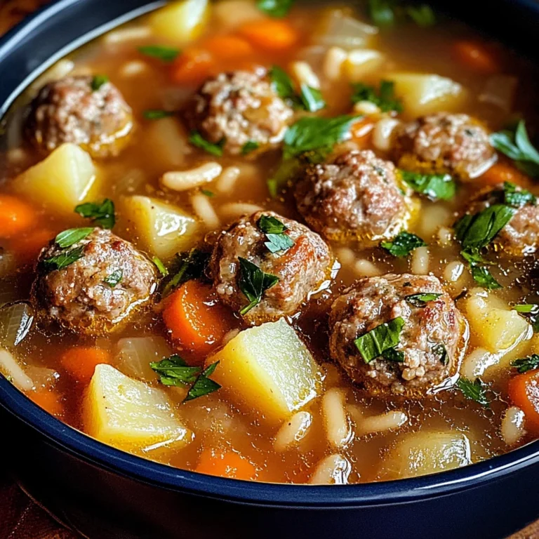 One-Pot Easy Meatball Soup the Whole Family Will Love