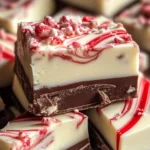 Peppermint Swirl Fudge