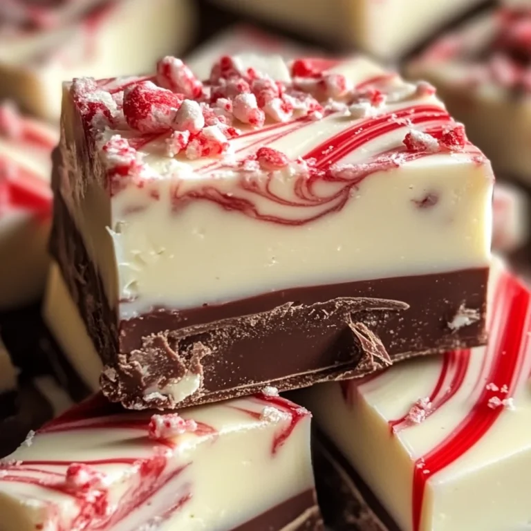 Peppermint Swirl Fudge
