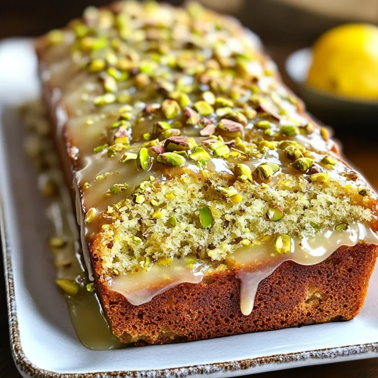 Pistachio Lemon Breakfast Bread