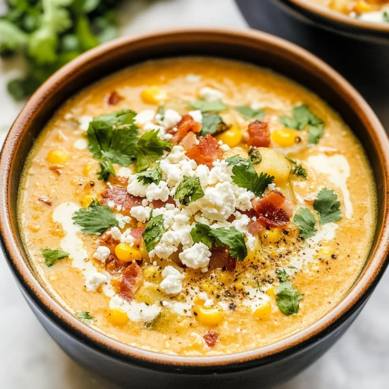 Slow Cooker Mexican Street Corn Soup