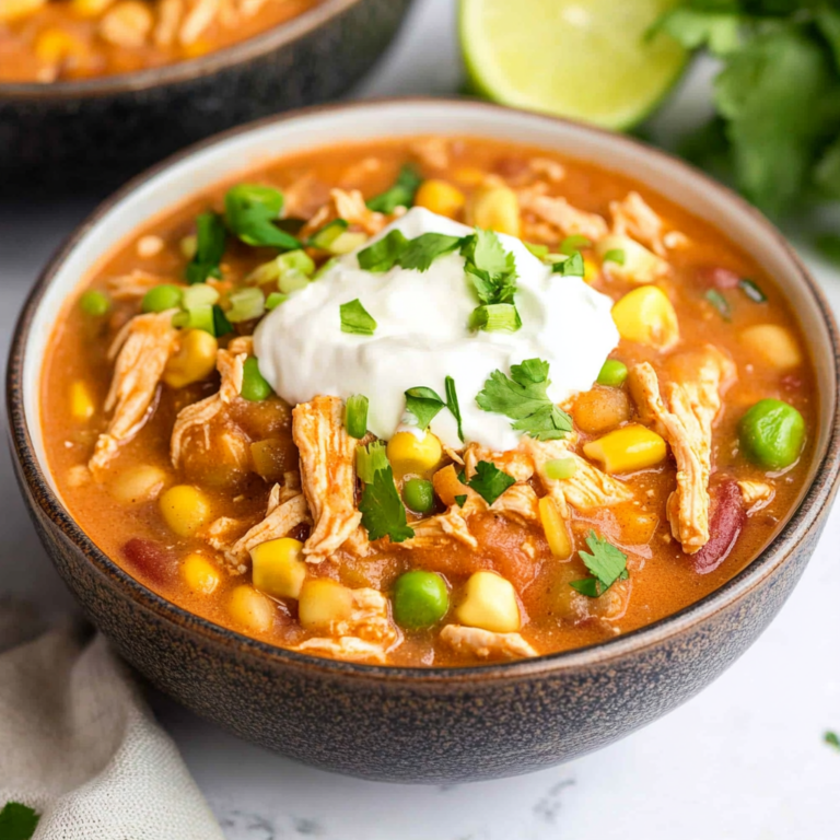 Crockpot Buffalo Chicken Chili