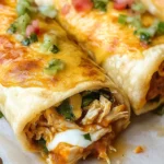 Baked Chicken Chimichanga