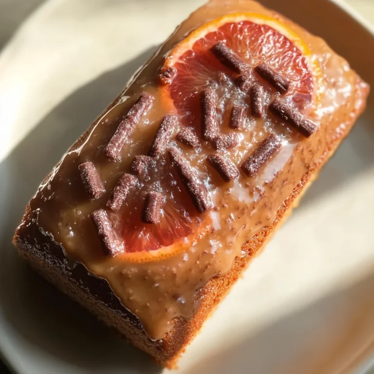 Blood Orange Loaf Cake