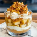 Bratapfel-Dessert im Glas