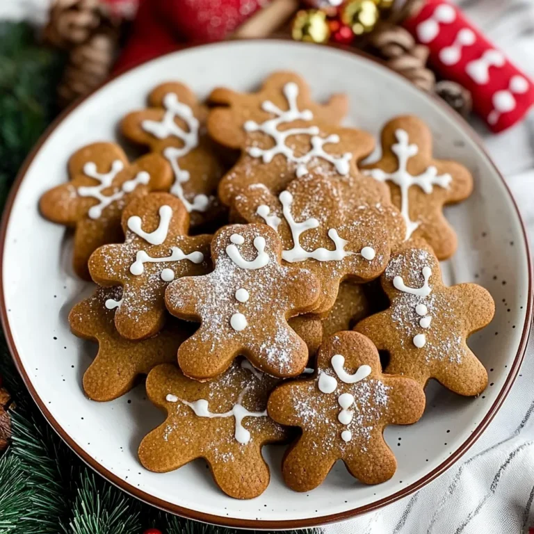 Chewy Gingerbread Man Cookies