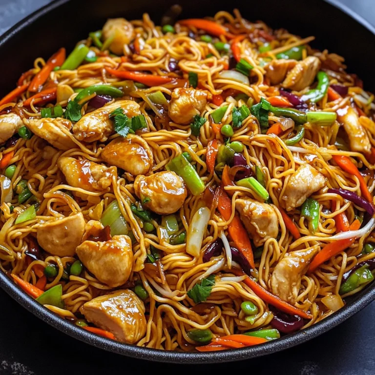 Chicken Chow Mein with the Best Chow Mein Sauce