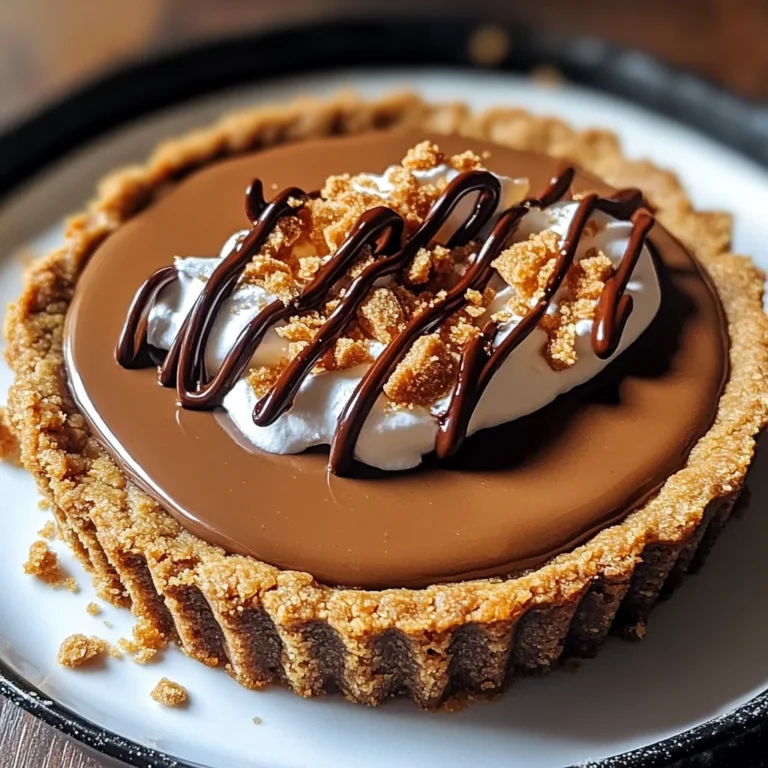 Chocolate Biscoff Tart
