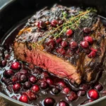 Cranberry Balsamic Roast Beef