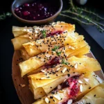 Cranberry and Brie Filo Crackers | Video