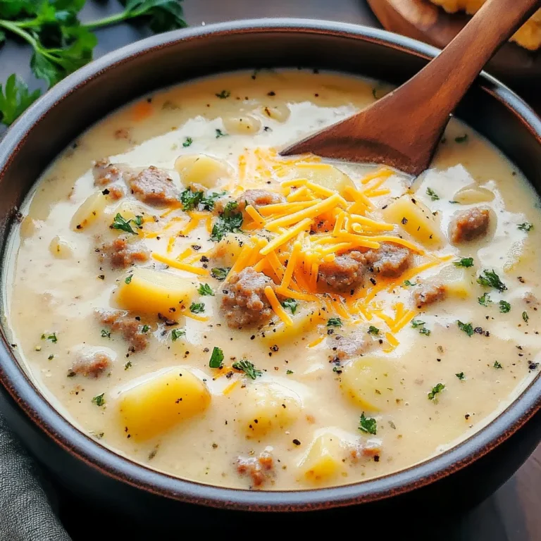 Creamy Sausage Potato Soup for Cozy Family Nights