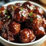 Crockpot Grape Jelly Meatballs