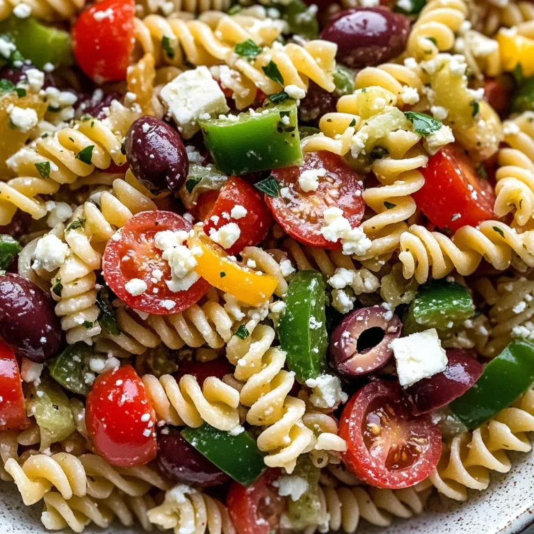 Easy Greek Pasta Salad