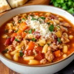 Easy Pasta Fagioli with Sausage