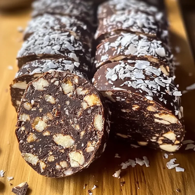 Low-Sugar Chocolate Salami Recipe: A No-Bake Classic