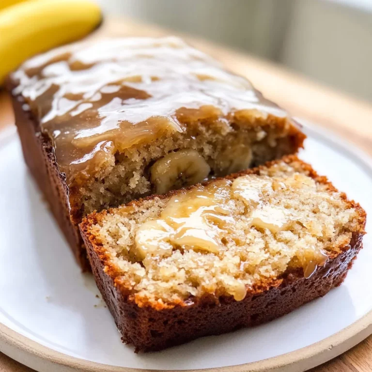 Maple Glazed Banana Bread