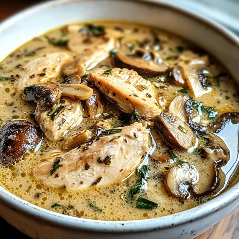 Rotisserie Chicken Mushroom Soup
