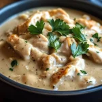 Slow Cooker Creamy Chicken & Gravy