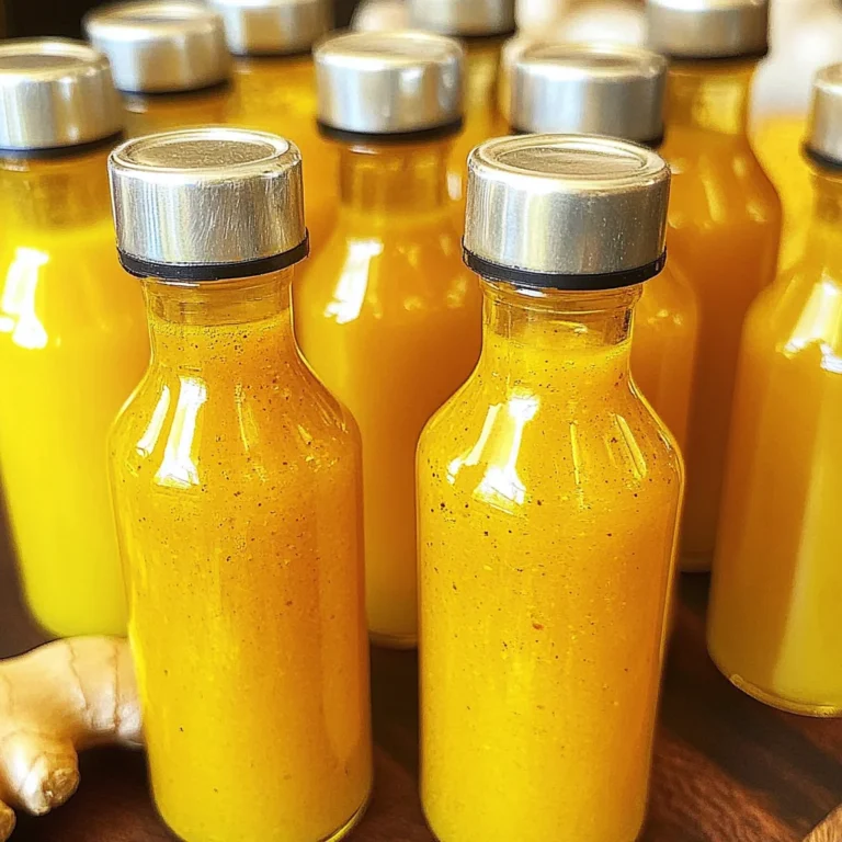 Spicy Ginger Wellness Shots