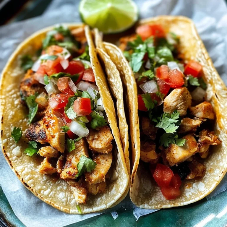 Spicy Hatch Chili Chicken Mini Tacos
