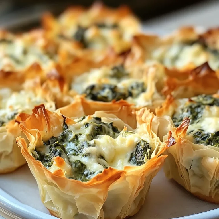Spinach and Artichoke Dip Cups