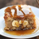 Sticky Banana Bread Pudding Cake