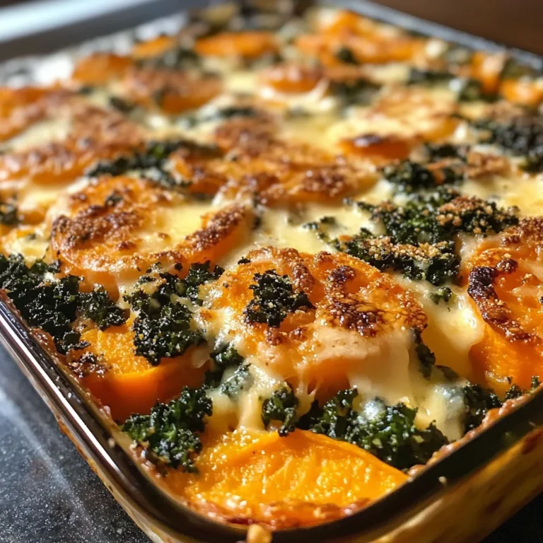 Sweet Potato Kale Gratin is a must-try comfort dish!