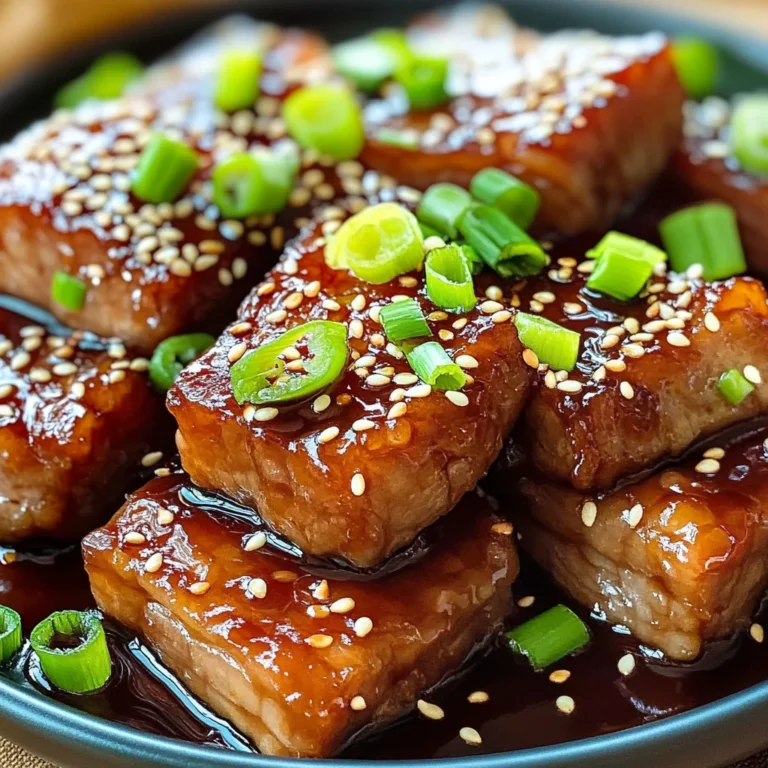 Sweet and Sticky Asian-Style beef Belly Recipe