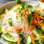 Vietnamese Noodle Salad with Tangy Dressing