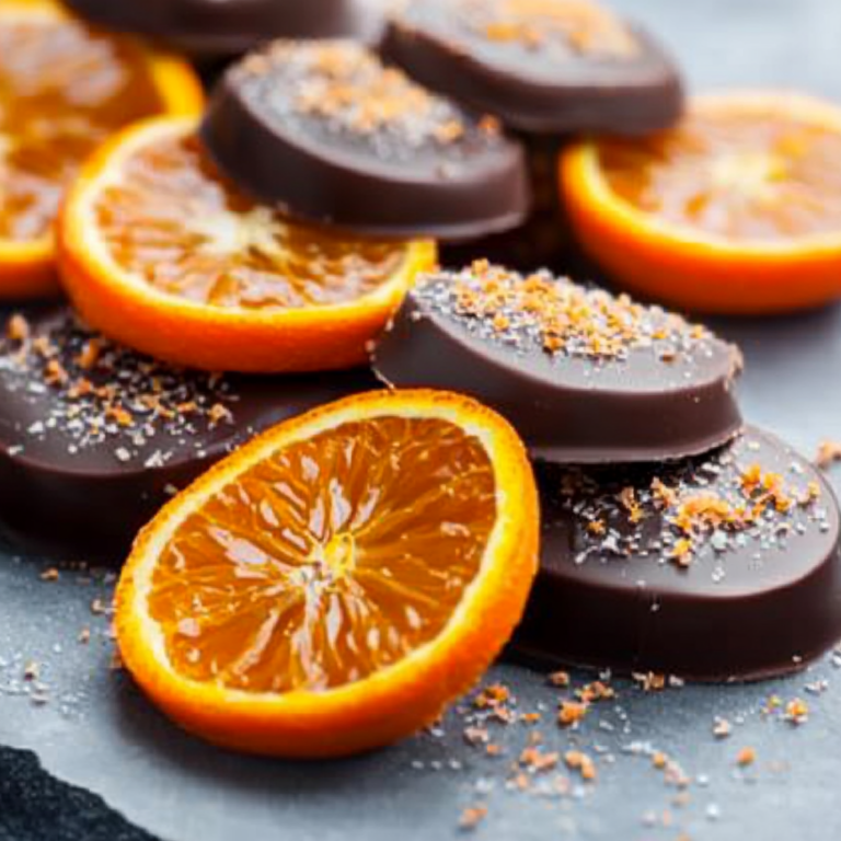 Chocolate-Dipped Candied Oranges
