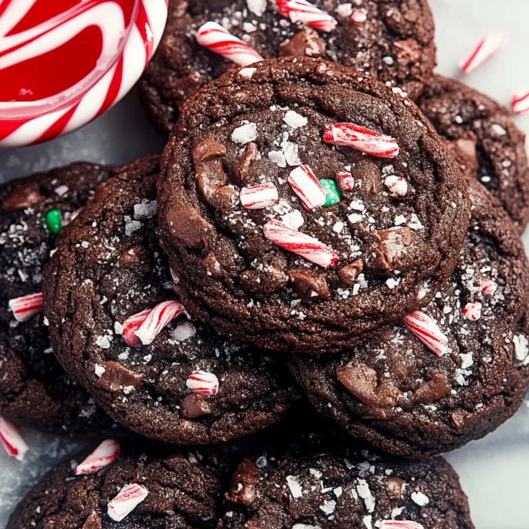Double Chocolate Peppermint Cookies