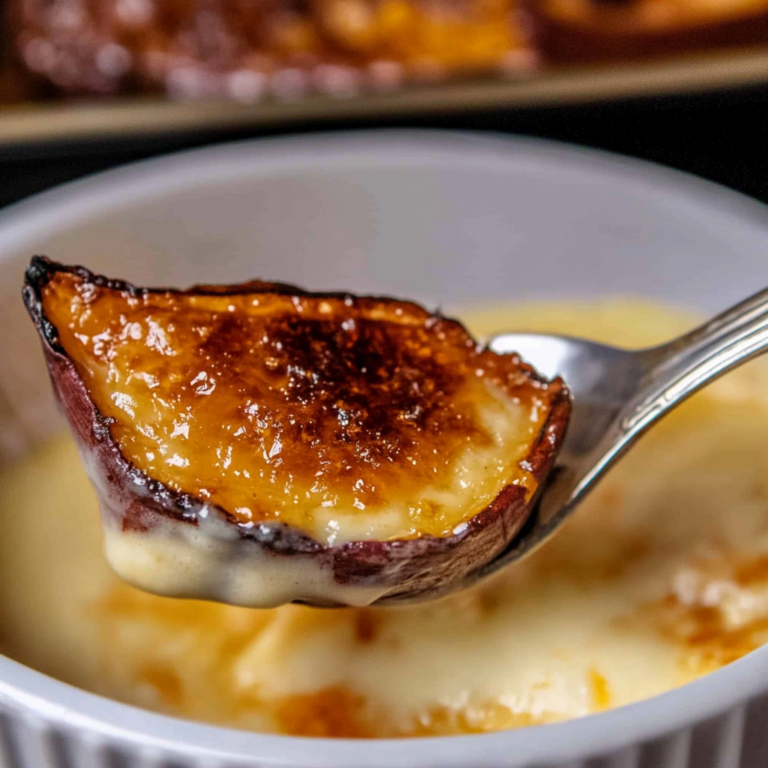Japanese Sweet Potato Crème Brûlée