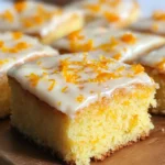 BEST Orange Drizzle Traybake Cake